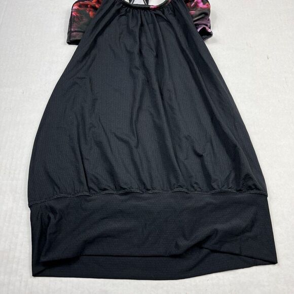 Lululemon Womens 2-in-2 Performance Tank Top Black Racerback Shelf Bra Size 4 - Picture 2 of 11